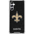 NFL New Orleans Saints Distressed Galaxy A15 5G Clear Case